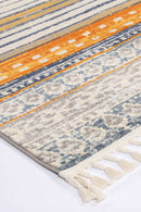 Ember Drift Orange Contemporary Rug