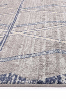 Fern Drift Blue Grey Contemporary Rug
