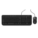 Incase Designed By Microsoft Wired Keyboard Mouse Desktop 600 Black