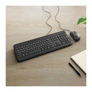 Incase Designed By Microsoft Wired Keyboard Mouse Desktop 600 Black