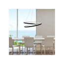 Modern Tri Colour Led Spiral Pendant