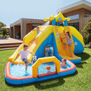 Inflatable Kids Pool Water Slide Splash Castle Football 622cmx542cm