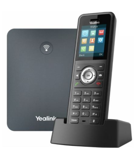 Yealink W79P DECT Solution including W70B Base Station and 1x W59R Handset, IP67 professional ruggedized SIP cordless phone system