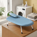 Tabletop Ironing Board with Small Ironing Boards with Folding Legs Blue
