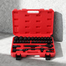 30Pc 1/2" Drive Socket Set Cr-V Steel 8-32mm Workshop Repair