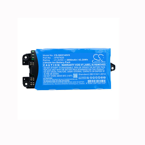 Cameron Sino Cs Shx140vx 2000mah Battery For Shark Ix140 Vacuum