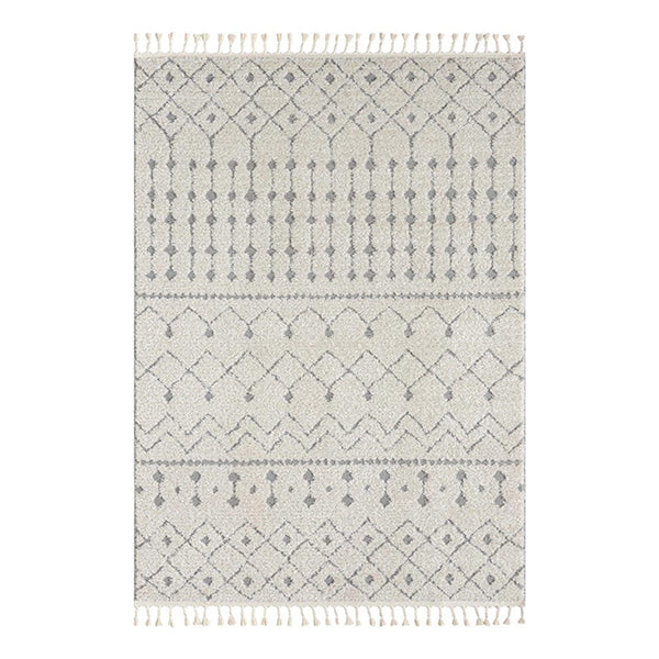 Ibiza Moroccan Style Silver Rug 190Cmx280Cm