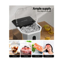 Portable C Ice Cube 12kg Bar Countertop Stainless Steel