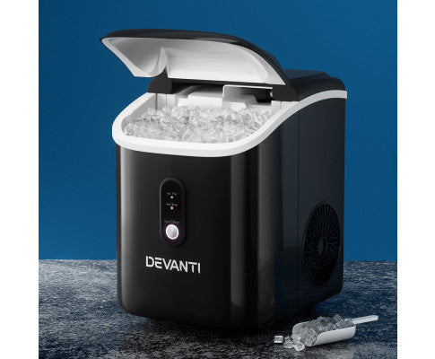 Portable Ice Maker Machine Nuggetc Ice Cube 15kg Bar Countertop