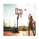Indoor Outdoor Basketball Hoop With 5to10 Ft Adjustable Height