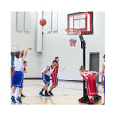 Indoor Outdoor Basketball Hoop With 5to10 Ft Adjustable Height