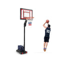 Indoor Outdoor Basketball Hoop With 5to10 Ft Adjustable Height