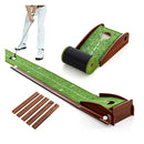 Indoor Outdoor Golf Putting Mat With Auto Ball Return And 3 Balls