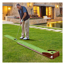 Indoor Outdoor Golf Putting Mat With Auto Ball Return And 3 Balls