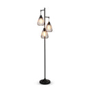 Industrial 3 Light Floor Lamp With 3 Hanging Lampshade For Living Room