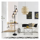 Industrial 3 Light Floor Lamp With 3 Hanging Lampshade For Living Room