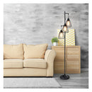 Industrial 3 Light Floor Lamp With 3 Hanging Lampshade For Living Room