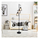 Industrial 3 Light Floor Lamp With 3 Hanging Lampshade For Living Room
