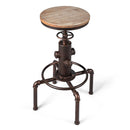 Industrial Bar Stool With Adjustable Height For Restaurant Cafe Pub
