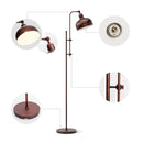 Industrial Floor Lamp With Adjustable Height And Lamp Head