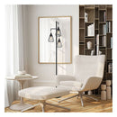 Industrial Tree Floor Lamp With 3 Birdcage Lampshades Black