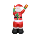 Inflatable 240Cm Santa Claus Led Christmas Decor