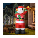 Inflatable 240Cm Santa Claus Led Christmas Decor