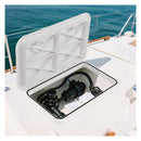 Inflatable Canopy Island With Retractable And Removable Canopy White