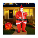 Inflatable Christmas Santa Claus Costume Adult Suit