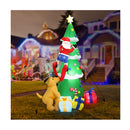 Inflatable Christmas Xmas Tree Santa Claus
