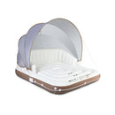 Inflatable Pool Floating Lounge Chair With 2 Cup Holders