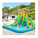 Inflatable Water Park With Two Slides For Outdoor Play Without Blower