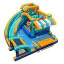 Inflatable Water Park With Market And Climbing Wall Without Blower