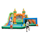 Inflatable Water Slide Kids Water Park With Long Slides Without Blower