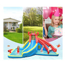 Inflatable Water Slide With Climbing Wall Without Blower