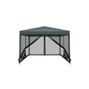 Gazebo Pop Up Marquee 3X3 Wedding Side Mesh Wall Outdoor Gazebos Grey