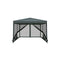 Gazebo Pop Up Marquee 3X3 Wedding Side Mesh Wall Outdoor Gazebos Grey
