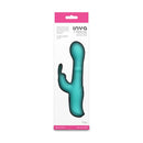 Inya Cyberluxe 18 Cm Rabbit Vibrator With Sliding Ring Shaft Aqua