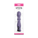 Inya Integra Gray Rechargeable Vibrator With Sliding Ring Shaft Grey