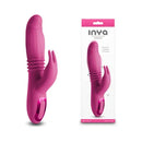 Inya Passion Usb Rechargeable Thrusting Rabbit Vibrator Pink