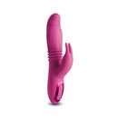 Inya Passion Usb Rechargeable Thrusting Rabbit Vibrator Pink