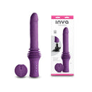Inya Super Stroker Thrusting Vibrator With Remote And Stand Purple