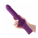 Inya Super Stroker Thrusting Vibrator With Remote And Stand Purple
