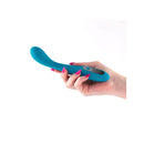Inya Cyberluxe 18 Cm Rabbit Vibrator With Sliding Ring Shaft Aqua