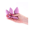 Inya Triple Ace Kit Blush Butt Plugs Set Of 3 Sizes Pink