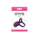 Inya Valiant Berry Usb Rechargeable Vibrating Cock Ring Purple