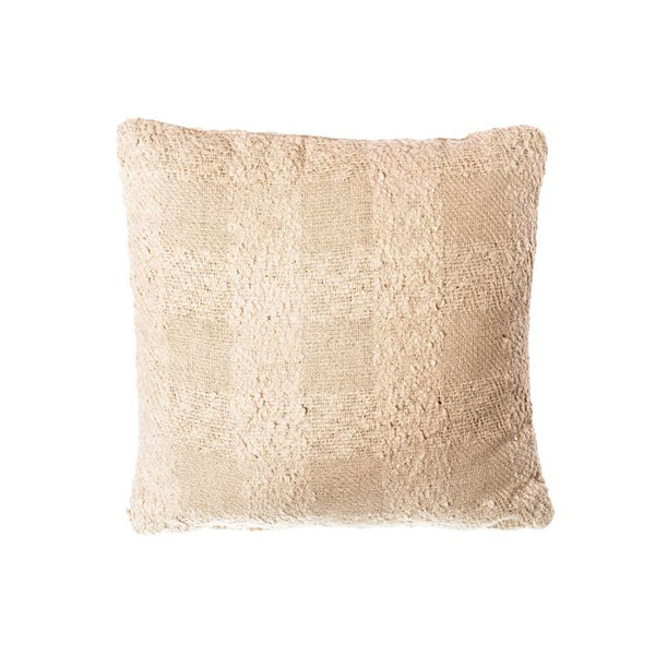 Ivory Layla Textured Cushion