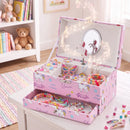 Kids Jewellery Box Organiser for Girls Kids Music Box with Mirror