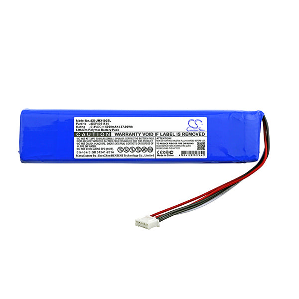Cameron Sino Cs Jmx100Sl 5000Mah Replacement Battery For Jbl