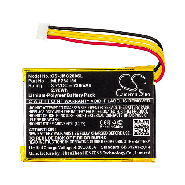 Cameron Sino Cs Jmg200Sl 730Mah Replacement Battery For Jbl